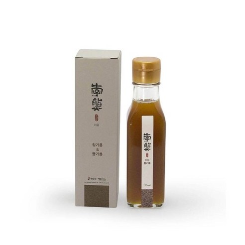 [이웅식품] 국내산 참기름 100%만 사용한 전통적인 참기름 300ml, 1개 강동상회