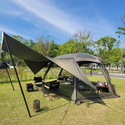 감성과 실용성을 겸비한 하이브쉘터 전용 타프