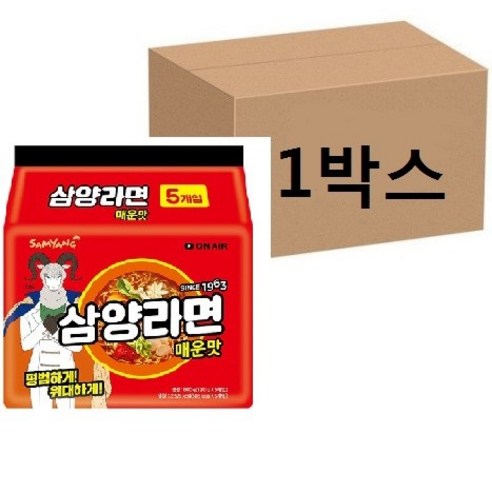 삼양라면 매운맛 120g, 10개