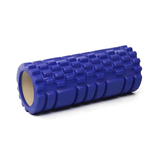 Sanfan 요가 칼럼 클래시컬 스타일 Eva+Pvc 폼롤러, Blue, 1개