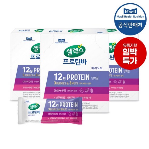 셀렉스 코어프로틴 단백질 베리오트바, 900g, 18개