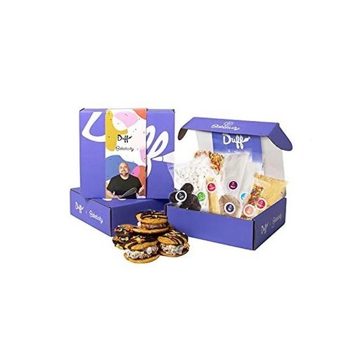 1+1 Baketivity의 Duff Goldman DIY 베이킹 키트스프리츠 쿠키, 스모어 샌드위치 쿠키, 2개