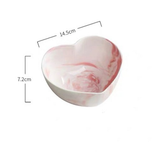FREELIFE 세라믹 접시 세트 노르딕 플레이트 창의 YZ-591, 5.7 inch Pink-593