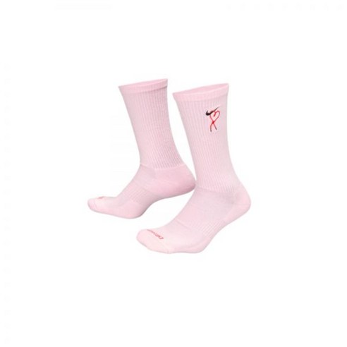 발랄함 한 스푼! 나이키 에브리데이 플러스 쿠션 크루 삭스, 평범한 하루에 특별함을 더하다 나이키핑크폼