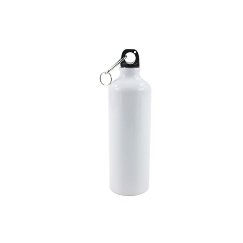 흰색 빈 승화 물병 카라비너 ​​알루미늄 누설 주전자, 400ML