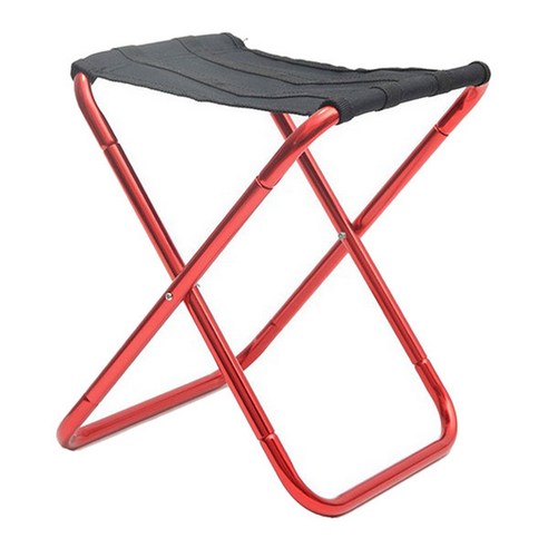 야외 휴대용 접이식 의자 낚시 캠핑 피크닉 레드, default