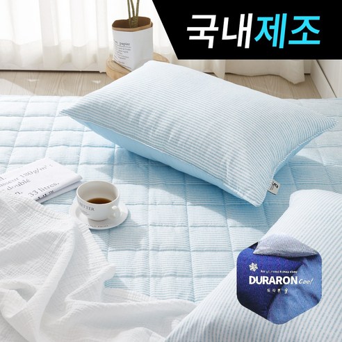 띵스룸 아이스 듀라론 휴비스 3중직 냉감패드 여름침대패드, 쿨매트, 냉감)아이스 그레이