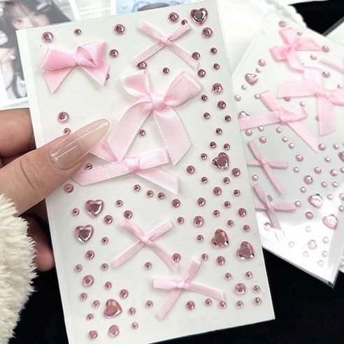 밋밋한 다이어리는 이제 안녕 핑크 큐빅 스티커로 완성하는 나만의 감성