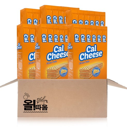 올따옴 수입과자 칼치즈 웨이퍼 웨하스 6, 153g, 6개