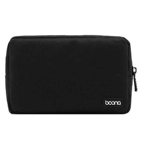 Boona 휴대용 여행 스토리지 가방 노트북 전원 어댑터 전원 은행 데이터 케이블 충전기 블랙에 대 한 다기능 스토리지 가방, 보여진 바와 같이, 하나