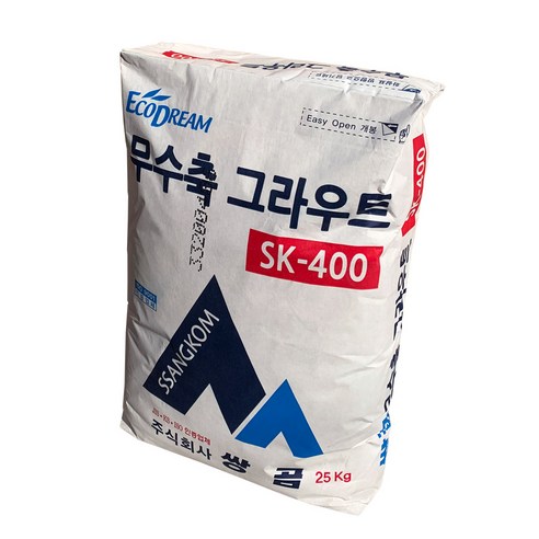 무수축그라우트 SK400 시멘트몰탈 보수용 25kg, 1개 더글로리하도영시멘트