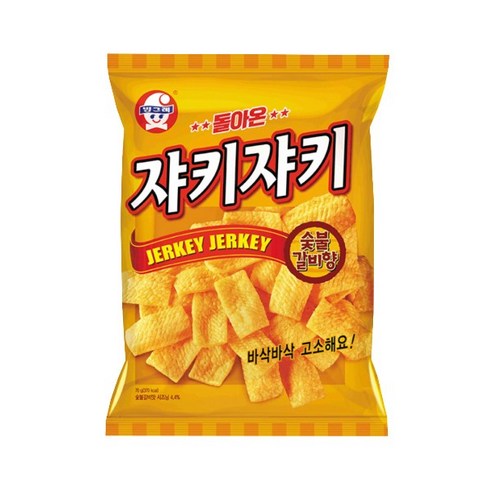 빙그레 쟈키쟈키 숯불갈비향 70g, 1개