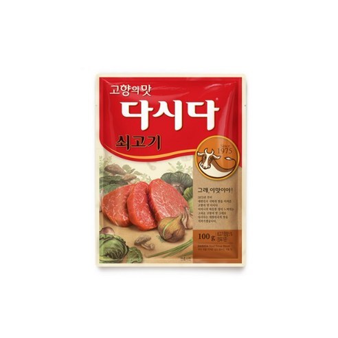 CJ제일제당 쇠고기 다시다, 100g, 3개 세트 조미료