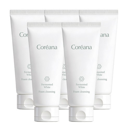 코리아나 발효 화이트 폼 클렌징, 5개, 150ml