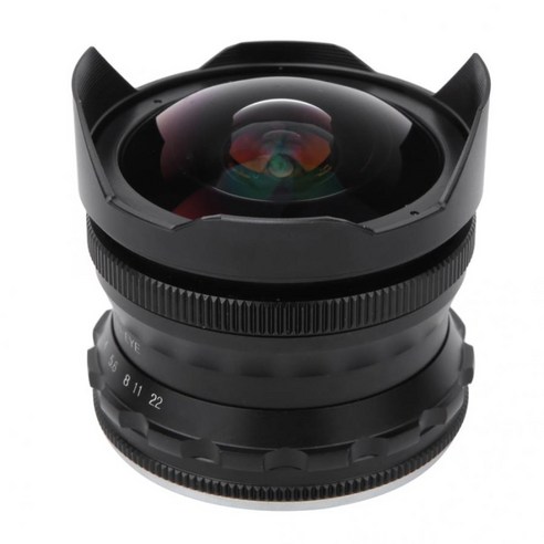 HOKUTO 어안 렌즈 7.5mm F2.8 렌즈(X-마운트 후지필름용 렌즈) 단일초점거리, 기본, 단일 옵션