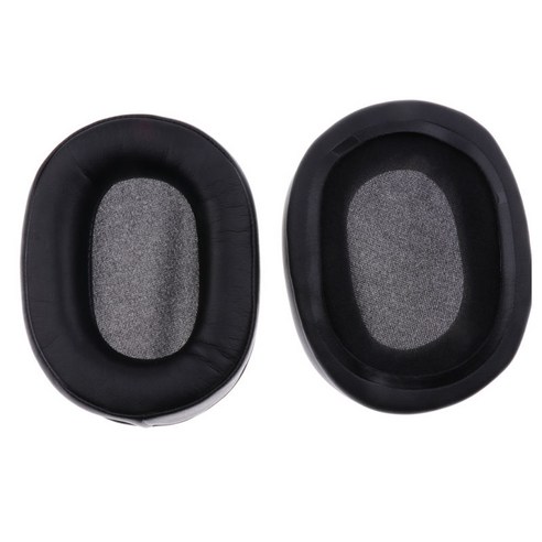 ATH-MSR7 ATH-M50 M50X M60헤드폰 이어 패드 커버Soft, 블랙, 98x75mm, 단백질 스펀지