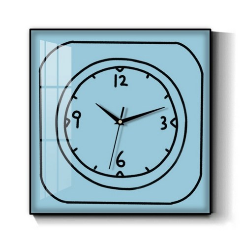 리브애즈미 디자인 벽시계 무소음, A타입 화이트