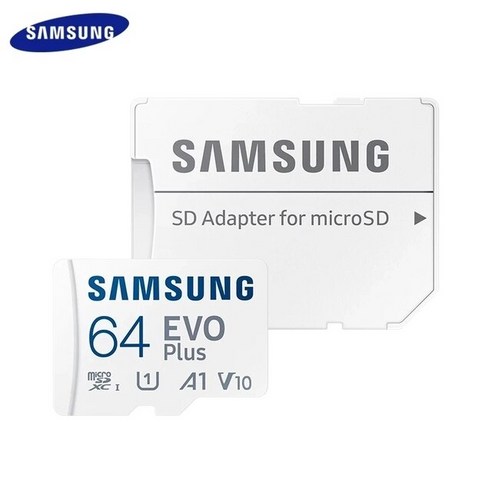 메모리카드 삼성 EVO 플러스 플래시 메모리 카드 64GB U1 Micro SDXC 128GB 256GB 512GB U3 Class 10 UHSI 100MB 고속 TF 전화 용 S, 01 130MB-MC  128GB