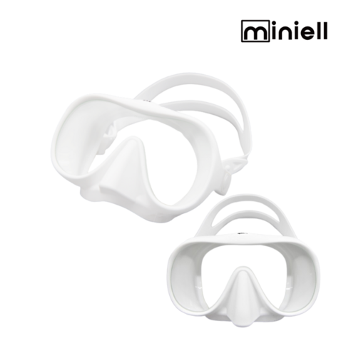 miniell 미니엘 프리미엄 스노클링 마스크 RANK, 베이직화이트
