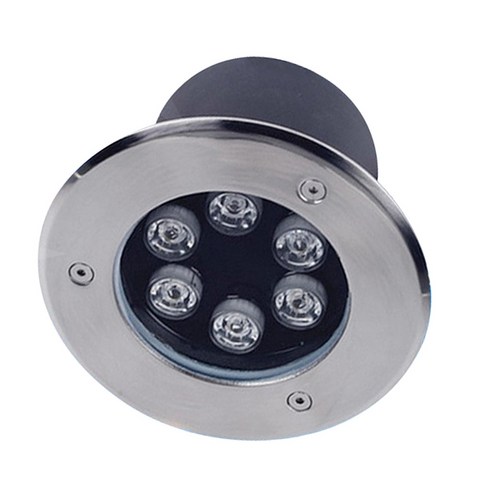 Ursmart 지상 램프 아래 LED 매장 된 빛 야외 경로 방법 정원 갑판, 설명, 6W 녹색