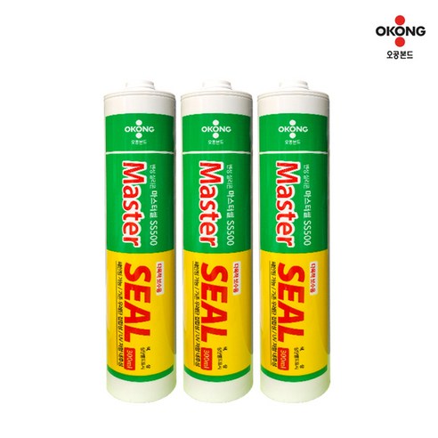 오공 우레탄실리콘 변성실리콘 마스터씰 (백색) SS500 300ml, 1개