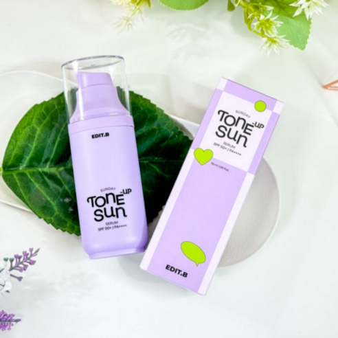 해로운 자외선으로부터 안전한 피부를 지켜주는 톤업 선 세럼