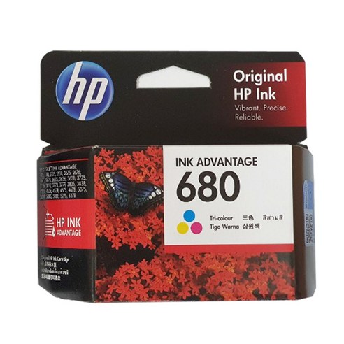 HP680 F6V27AA 정품잉크 HP3635 HP3835 HP4535, 1개, NO.680 컬러정품