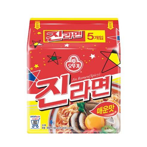 입맛당기는 봉지 라면 세계로의 여정: 블루존 4종세트