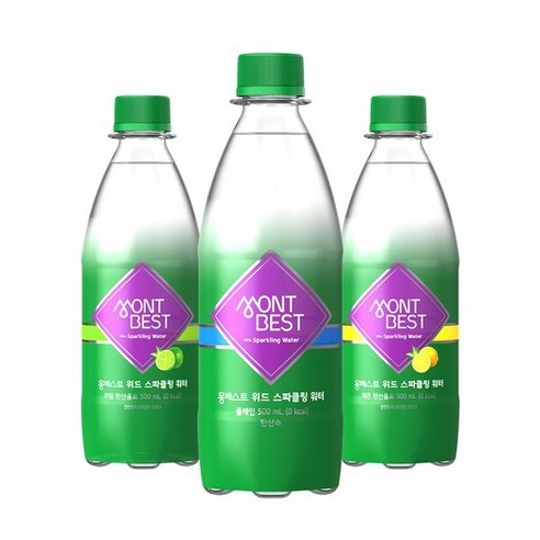 몽베스트 탄산수탄산음료 레몬 500ml, 40개