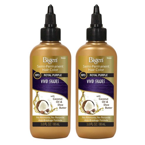 비겐 반영구 헤어 컬러 88ml, Rp3 Royal Purple, 2개