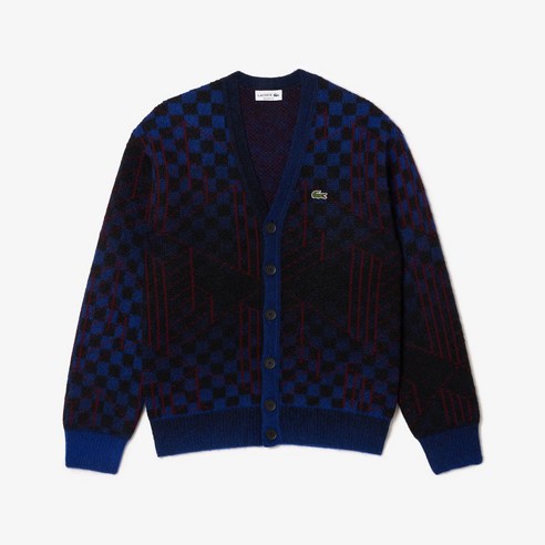 라코스테 LACOSTE 모노그램 자카드 가디건AH0819-53N 232991 라코스테여성가디건 라코스테 LACOSTE 모노그램 자카드 가디건AH0819-53N 232991 라코스테여성가디건