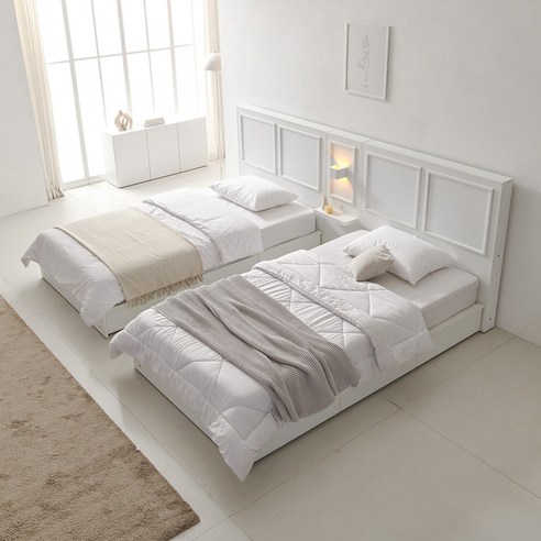 꿈결 같은 휴식을 선사하는 공간, 보루네오 샤인즈 부부트윈침대 SBKC270 트윈침대프레임