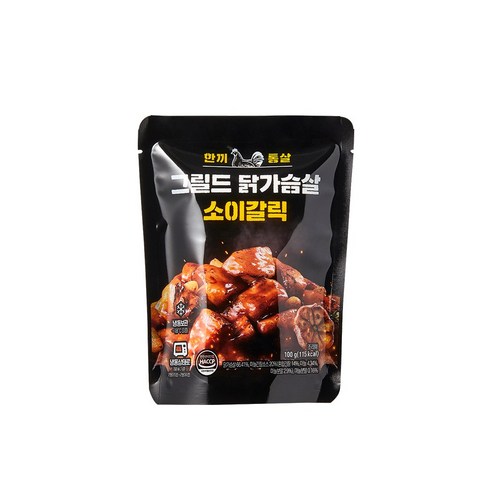 한끼통살 그릴드 닭가슴살 소이갈릭 100g, 20개