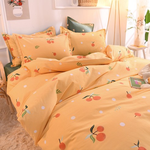 GoGold 침구 - 두 꺼 운 보온 순면 마모 침구 4 종 세트 1.2m / 1.5m / 1.8m, SKU-17