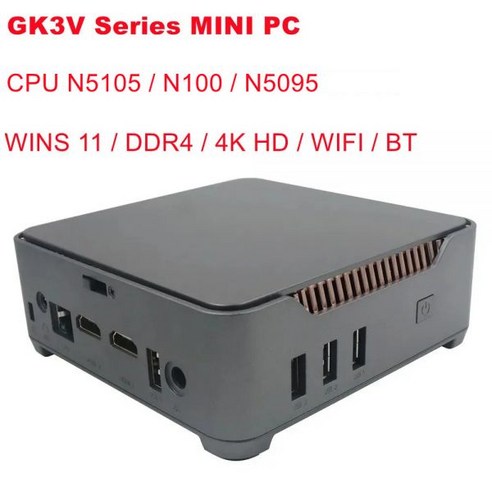 SZBOX GK3V 미니 PC N5105 N100 N5095 Win 11 DDR4 SSD, N5105 16GB 512GB, CHINA