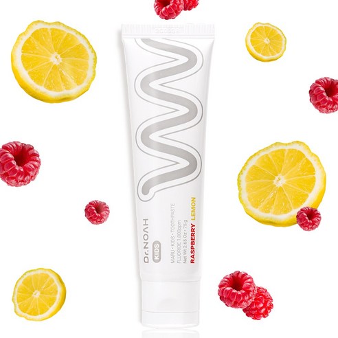 닥터노아 마루 라즈베리 레몬 불소 키즈치약, 1개, 75g