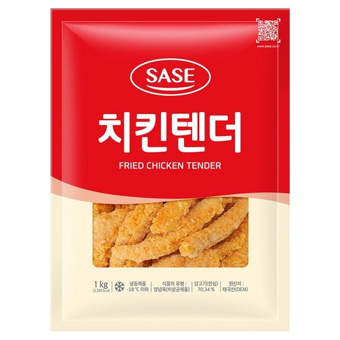 사세 치킨텐더 1kg 통살그대로 (냉동), 1개