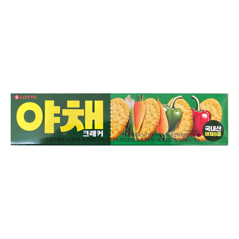 롯데 스위트몰 야채크래커 3개 83g