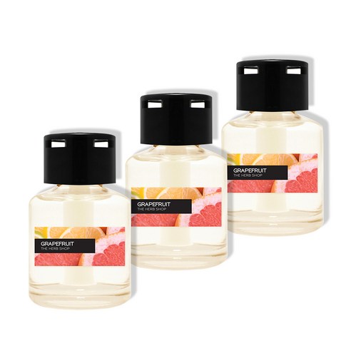 더허브샵 차량용 방향제 디퓨저 70ml, 자몽, 3세트