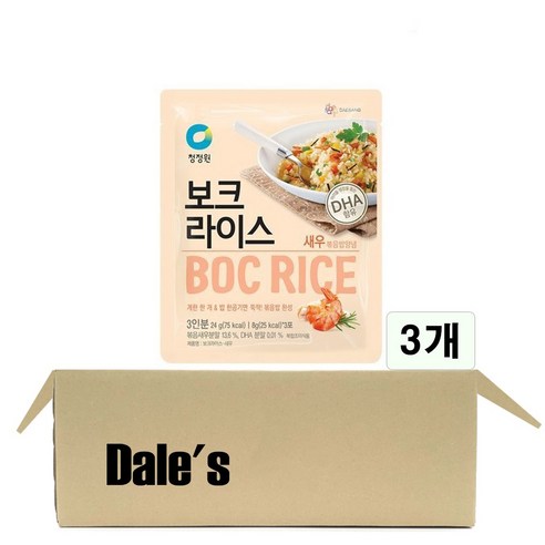 데일즈 기획 대상 청정원 보크라이스 새우 볶음밥 양념, 24g, 6개