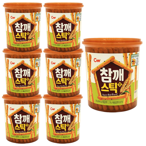 청우식품 참깨스틱 진, 220g, 7개