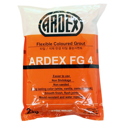 [시트라인] 아덱스 ARDEX FG4 (2kg) 고탄성 방수 줄눈 시멘트 타일줄눈제 아덱스메지
