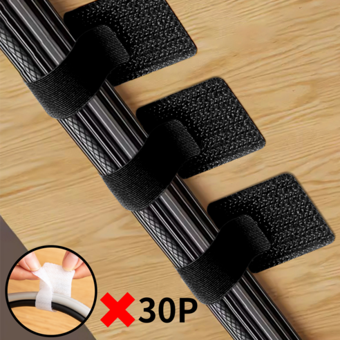 깔끔한 업무 공간을 위한 필수템, 별오점 책상 벨크로타이 30p 블랙: 숨겨진 가능성을 발견하다 케이블선정리