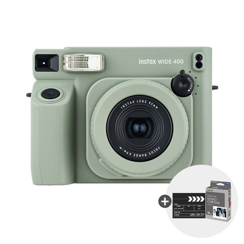 (한국후지정품)인스탁스 와이드400+런칭 선물/퐆라로이드 즉석카메라, 와이드400 런칭 사은품(한정수량), 1개