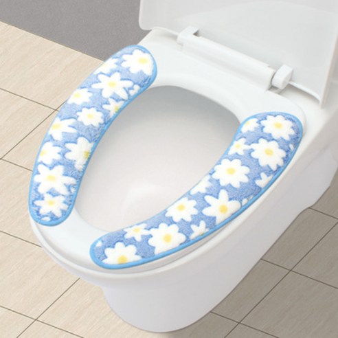 붙이기 화장실 매트 봉제 봄과 가을 얇은 변기 변기 변기 변기 변기 변기 변기 변기 변기 화장실 좌석 가구, 두꺼운 푸른 해바라기