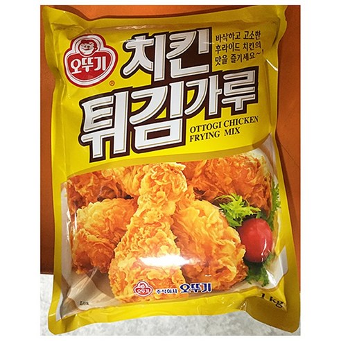 오뚜기 치킨 튀김가루 1kg X 10개 / 치킨용 분말, 1개