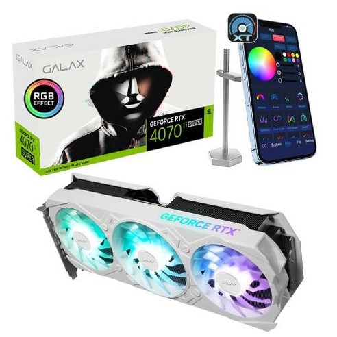 순백의 아름다움과 극한의 성능, GALAX GeForce RTX™ 4070 Ti Super EX 게이머 화이트를 만나다 rtx4070tisuper