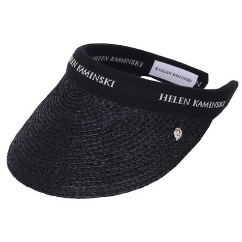 헬렌카민스키 23FW 여성 비앙카 바이저햇 챠콜블랙로고 HAT50265 CHARCOALBLACKLOGO