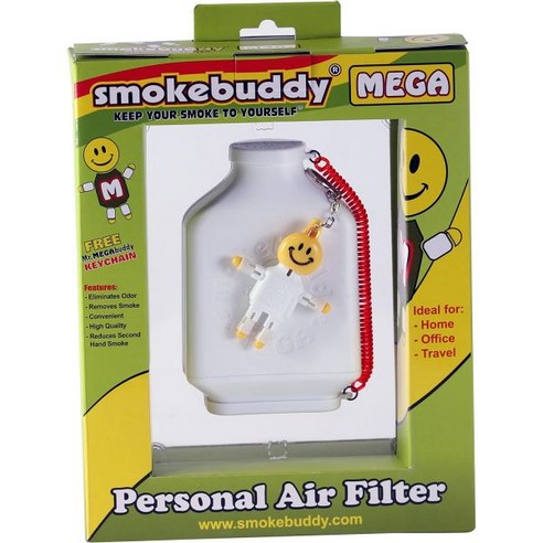 다이슨공기청정기 smokebuddy Smoke Buddy Mega 개인용 공기 청정기 클리너 필터 냄새 제