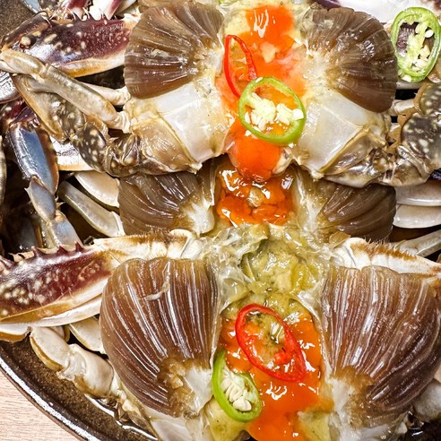 국내산 100% 알배기 암꽃게 간장게장: 달콤하고 풍부한 맛의 진수